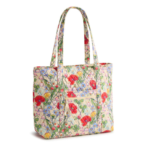Original Vera Tote All The Pretty Wildflowers in Premium Cotton
