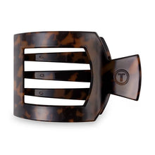 Square Flat Hair Clip | Tortoise