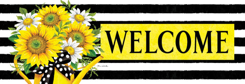 Sunflower Watering Can-Signature Sign