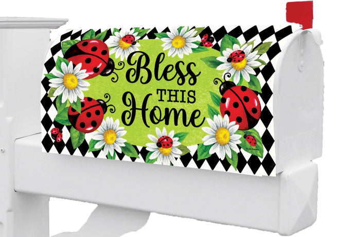 Ladybug Diamond-Large Mailbox Makeover