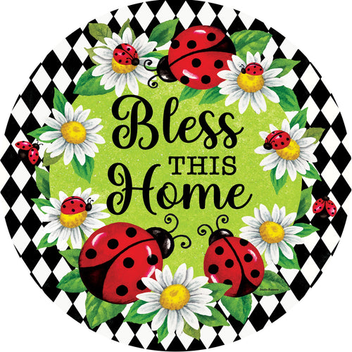 Ladybug Diamond-Stepping Stone