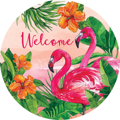 Flamingo Sunset-Stepping Stone