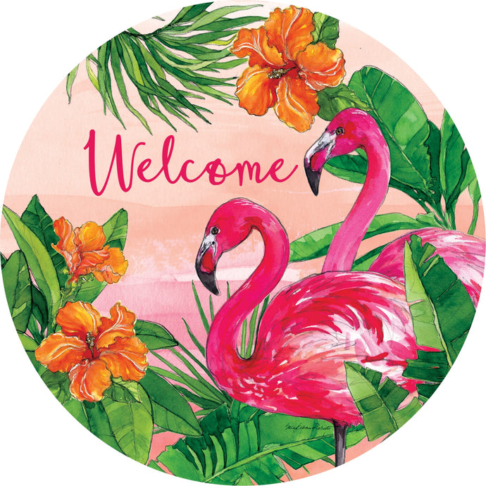 Flamingo Sunset-Stepping Stone