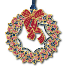 Patriotic Wreath Ornament