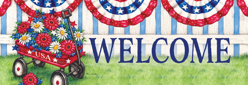 Patriotic Wagon-Signature Sign