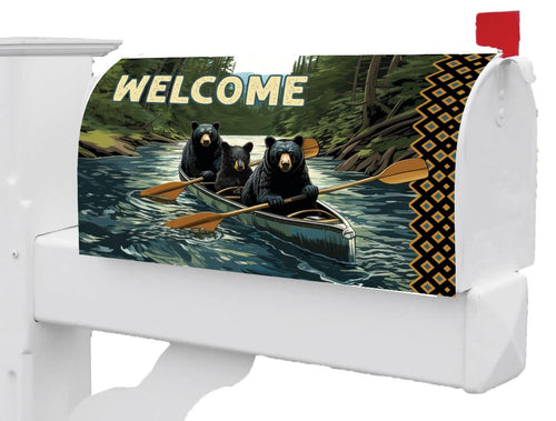 Bear Canoe-Mailbox Makeover