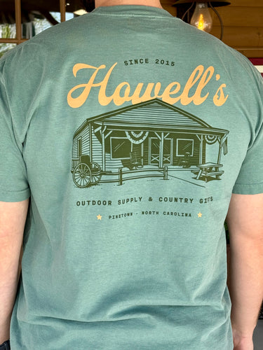 Howell's Mercantile Pocket Tee Light Green