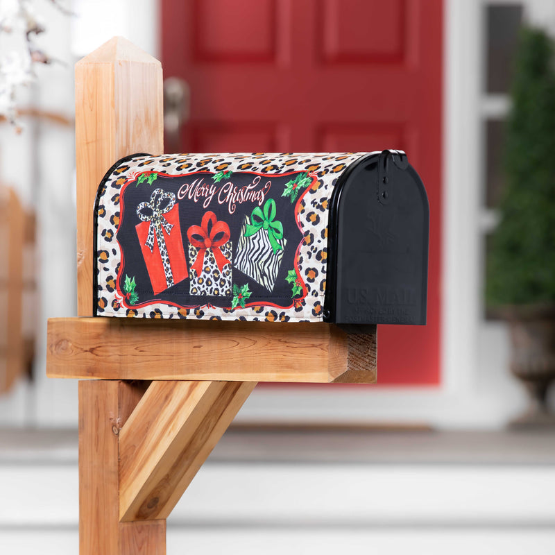 Animal Print Presents Sublimated Mailbox Cover