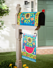 Folk Sunflower Mailbox Cover