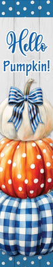 Yard Expression-Gingham Pumpkin Stack