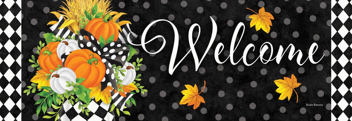 Signature Sign-Black and White Planter