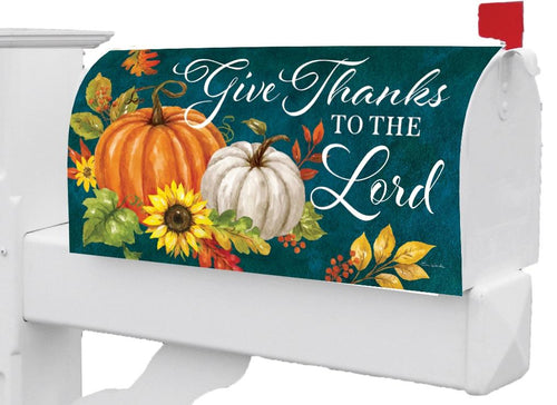 Mailbox Makeover-Give Thanks Pumpkins