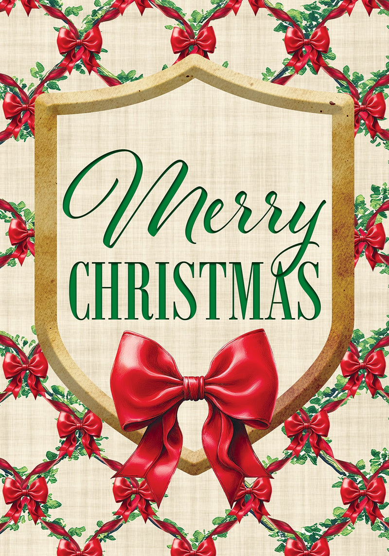 Christmas Bows-Garden Flag