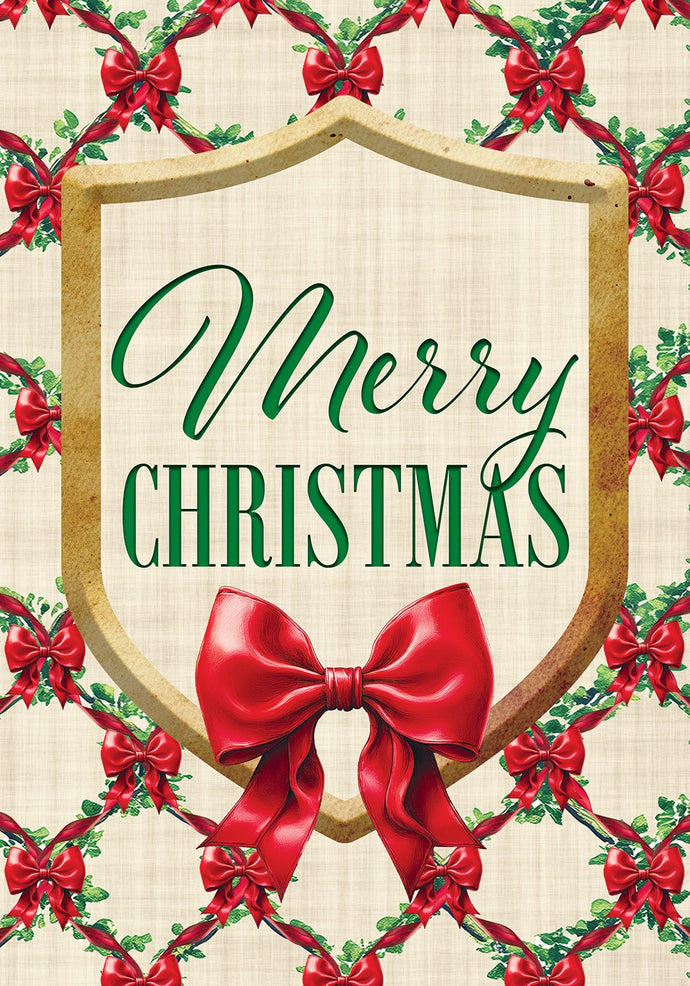 Christmas Bows-Garden Flag
