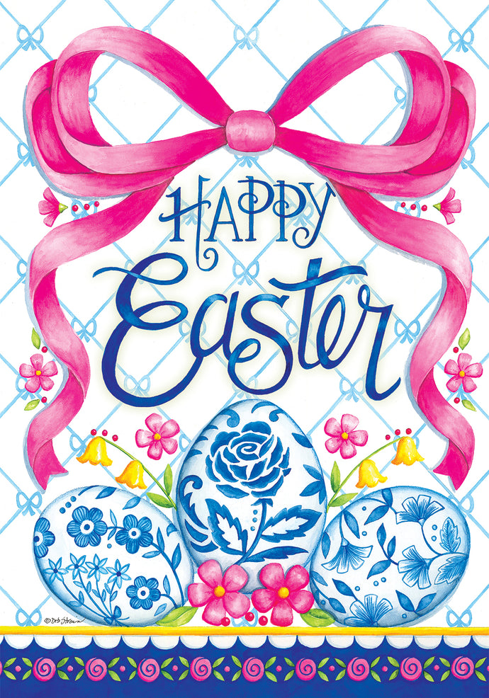 Chinoiserie Eggs-Large Flag