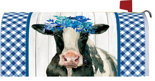 Cow with Flowers-Mailbox Makeover