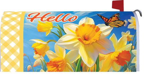 Daffodils and Butterfly-Mailbox Makeover