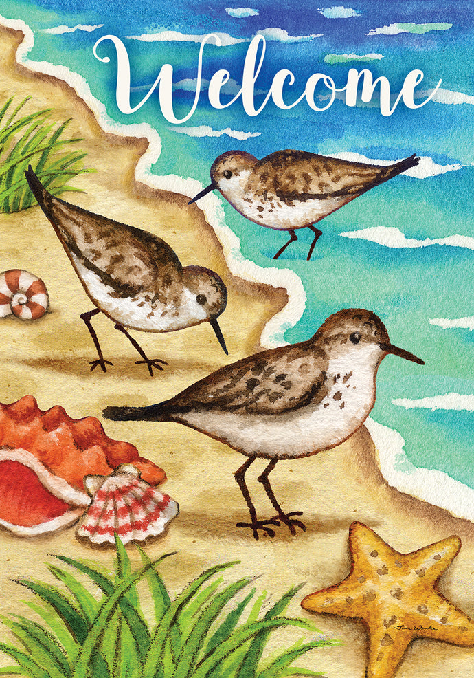 Sandpipers-Large Flag