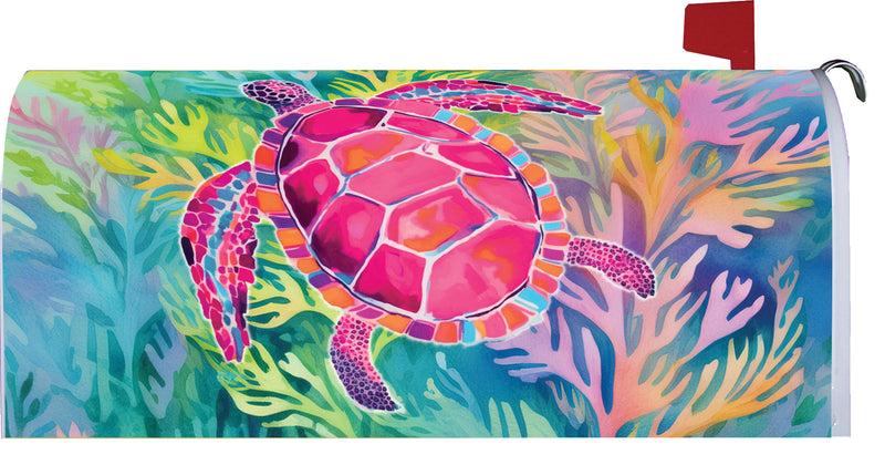 Watercolor Turtles-Mailbox Makeover