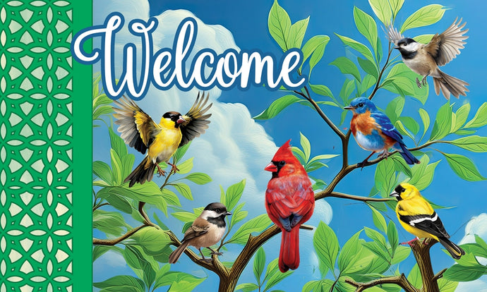 Floor Mat-Bird Branch