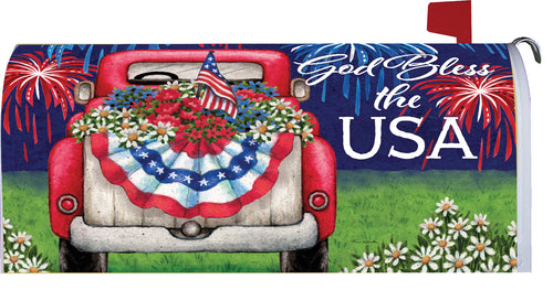Patriotic Truck-Mailbox Makeover