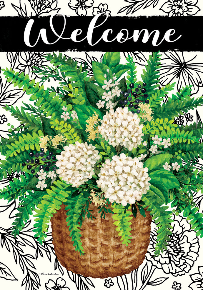 Elegant Fern-Large Flag