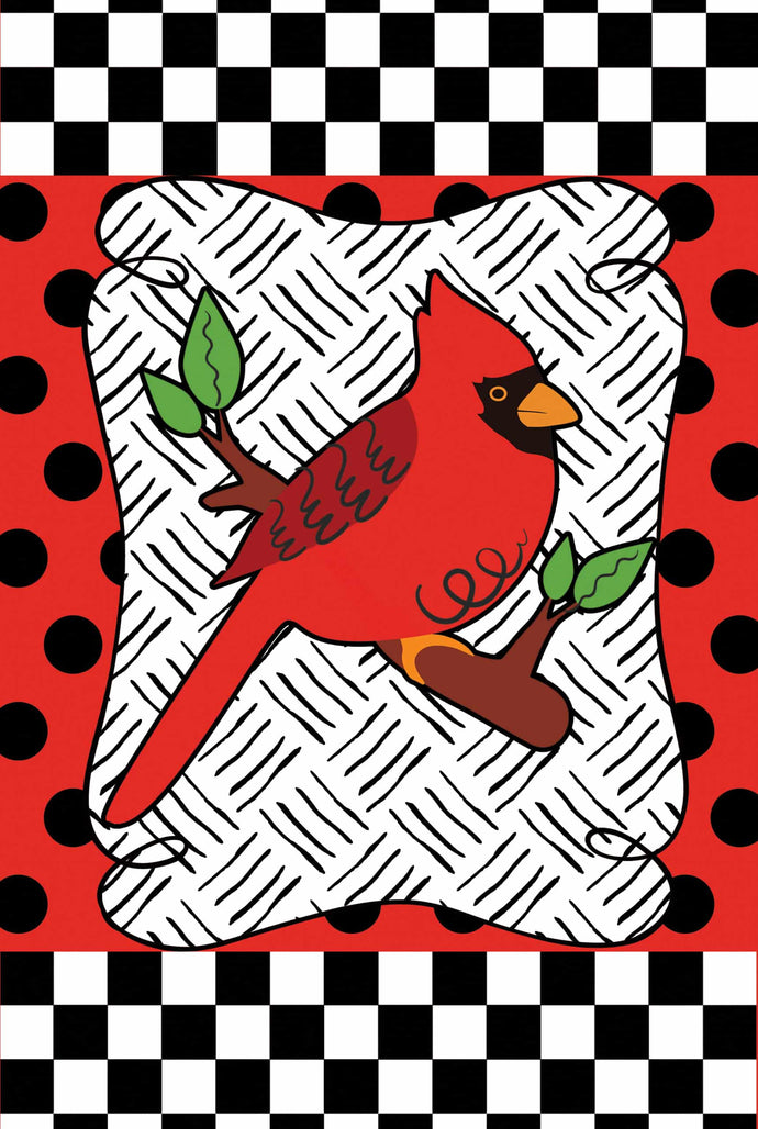 Wind Current-Checkered Cardinal