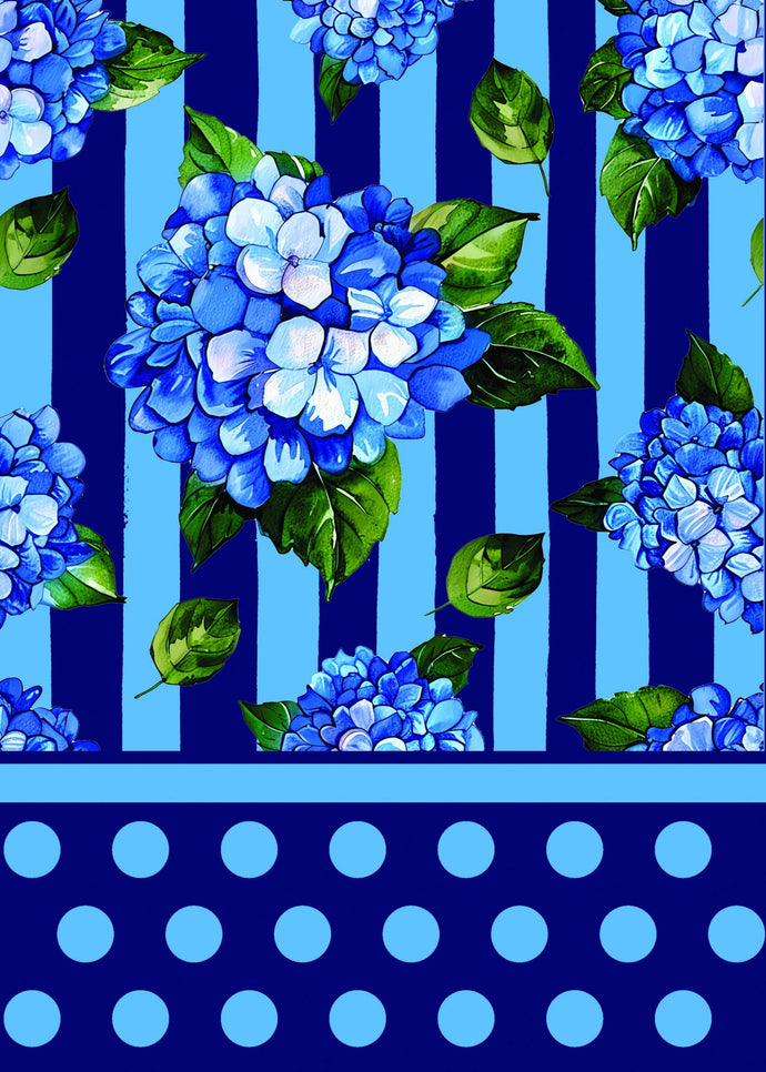 Wind Current-Blue Hydrangeas