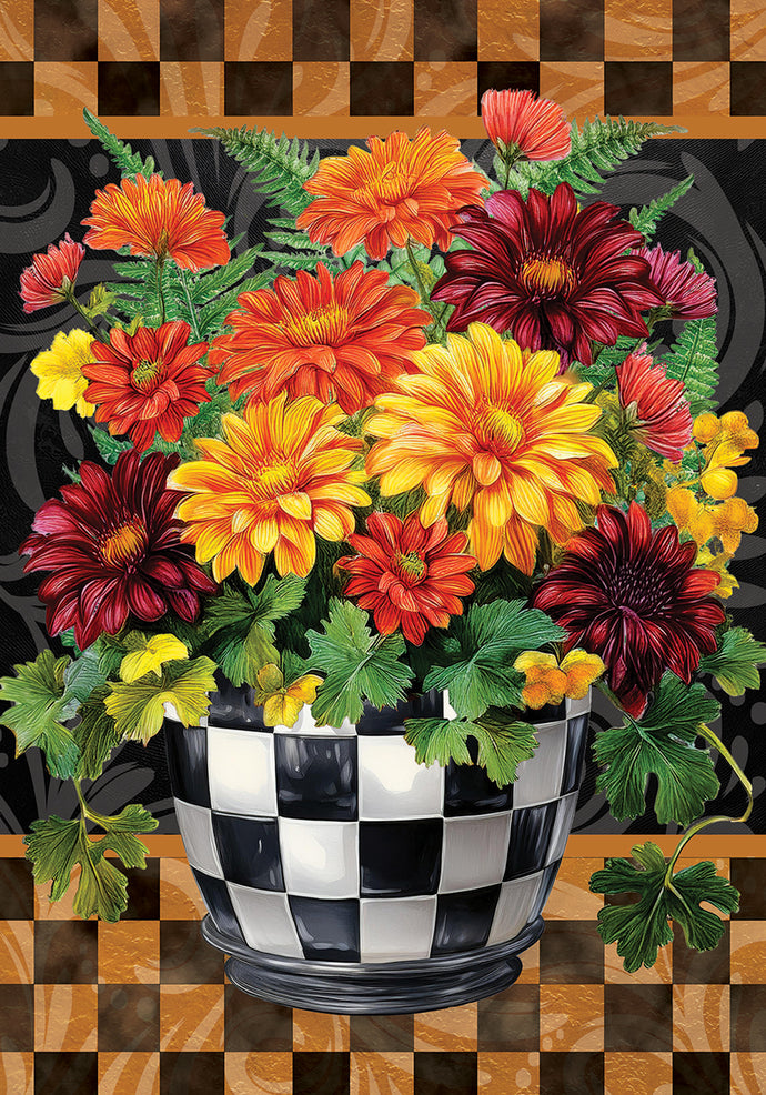 Brilliant Mums-Garden Flag