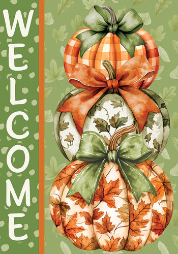 Orange and Green Stack-Large Flag