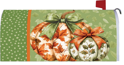 Mailbox Makeover-Orange & Green Stack