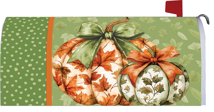 Mailbox Makeover-Orange & Green Stack