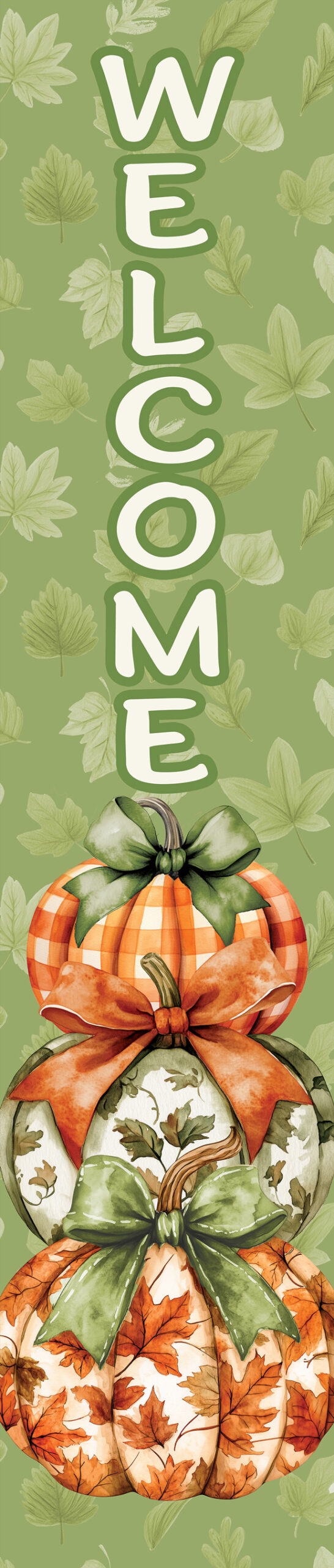Yard Expression-Orange & Green Stack