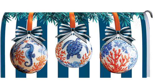 Mailbox Makeover-Coastal Ornaments