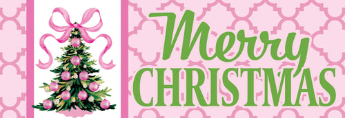Signature Sign-Pink Christmas Tree