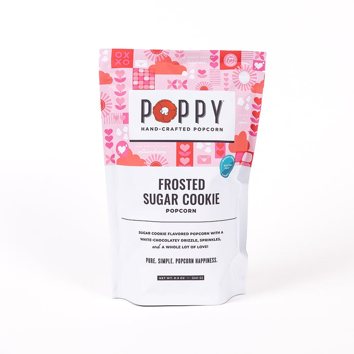 Poppy Hand-Crafted Popcorn | Frosted Sugar Cookie