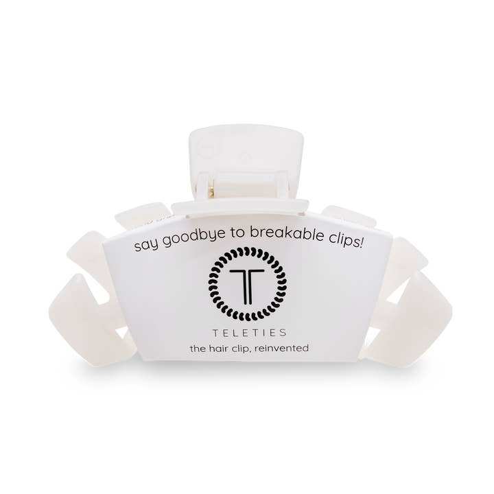 Classic Hair Clip | Coconut White
