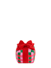 Checkered Gift Box Small Pillow, Multi