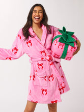 Bow Gift Box Medium Pillow, Pink