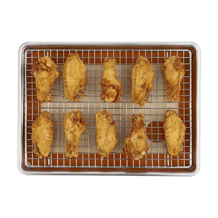 Mrs. Anderson's Baking Non-Stick Silicone Quarter-Size Baking Mat