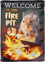 Welcome to our Fire Pit Garden Lustre Flag