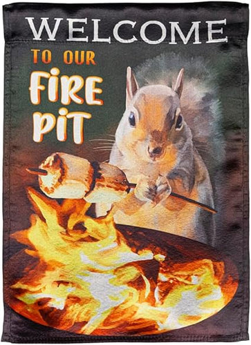Welcome to our Fire Pit Garden Lustre Flag