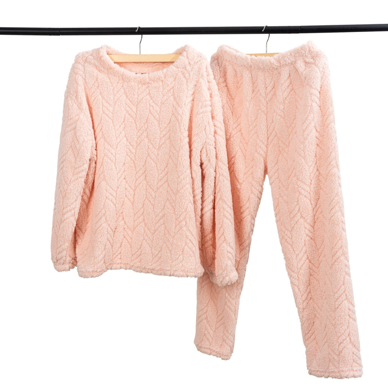 Women's Extra Soft Plush Fleece Pajama Set