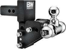 MultiPro Tow & Stow Adjustable Trailer Hitch Ball Mount Compatible with MultiPro Tailgate - Fits 2" Receiver, Tri-Ball (1-7/8" x 2" x 2-5/16"), 2.5" Drop, 10,000 GTW