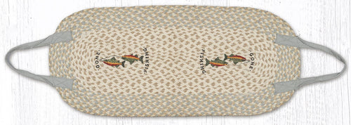 Gone Fishing Log Carrier 15x35