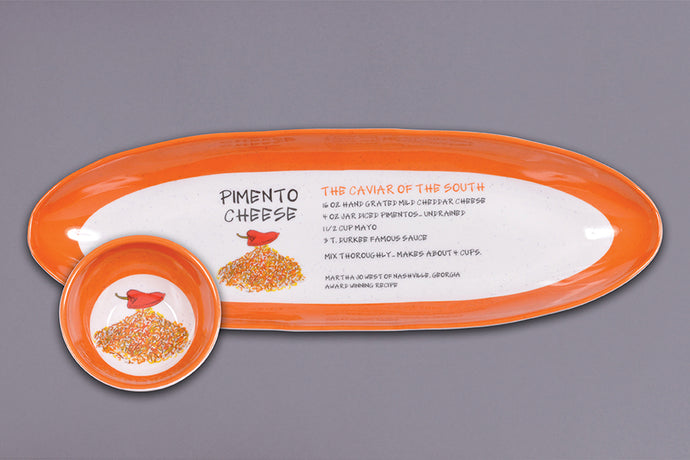 Pimento Cheese Recipe Cup & Serving Dish Set