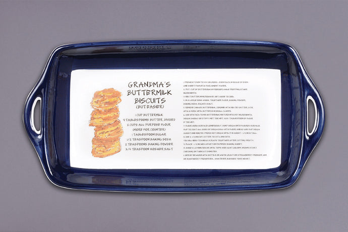 Grandma's Buttermilk Biscuit Recipe Platter