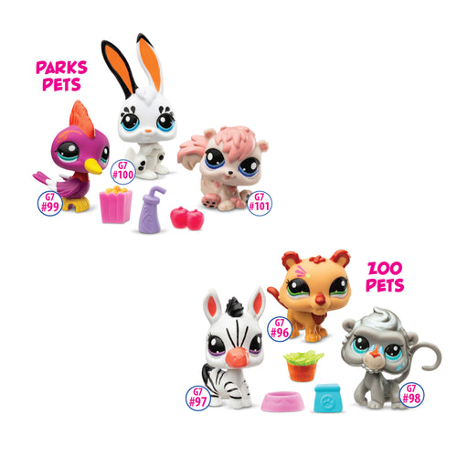 Littlest Pet Shop Pet Trio – Series 2, Zoo Pets