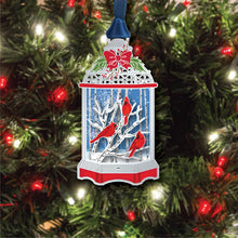 Cardinal Winter Lantern Ornament