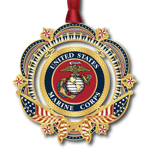 Patriotic U.S. Marine Corps Ornament